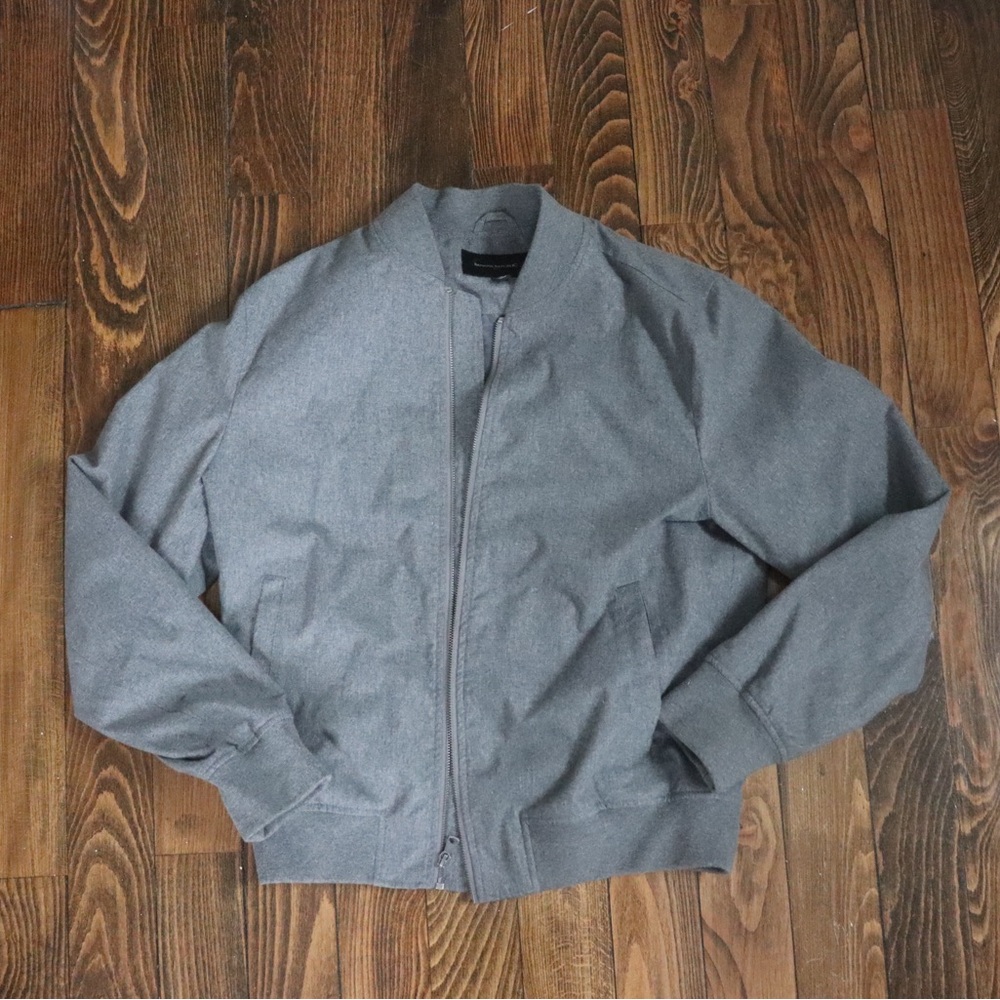 Banana Republic Charcoal Bomber Jacket